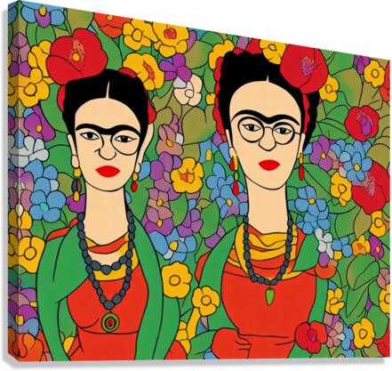 Capturing Frida Canvas Print