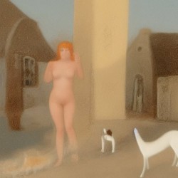 Abstract Nude Woman
