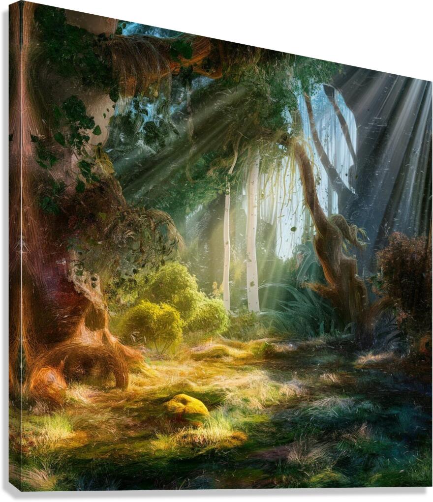 A mesmerizing and captivating 3d  Canvas Print