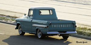 Light Blue Chevy Truck