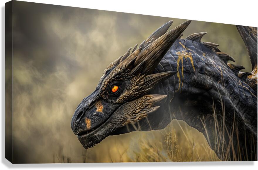 Amber Gaze Canvas Print
