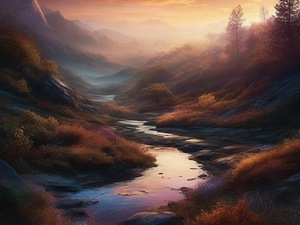 velvety scenic nature