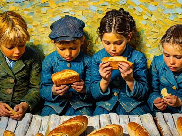 Good smell of bread Print