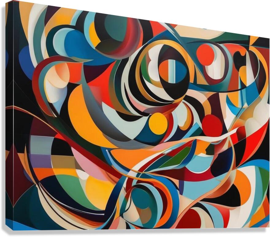 Abstract painting Canvas Print