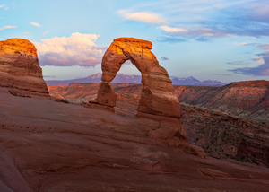 Delicate Arch Sunset 10 ft. x 14 ft. Wall Mural