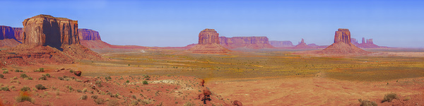 Monument Valley from Artists Point by John Freeman