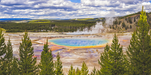 Grand Prismatic Spring by John Freeman