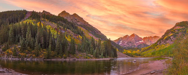 Alpen Glow on the Bells by John Freeman