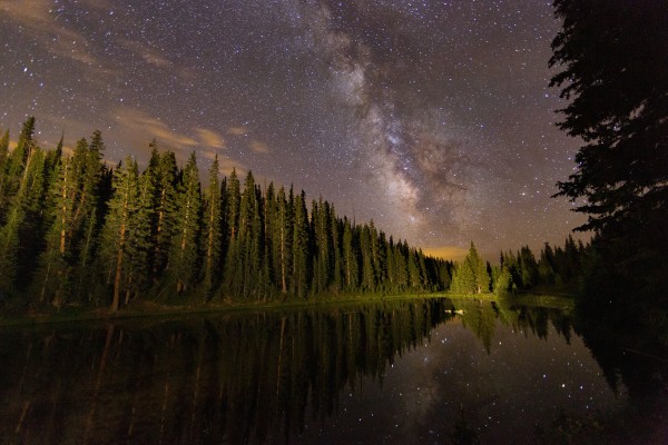 Milky Way Over Lake Irene by John Freeman