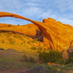 Landscape Arch Sunrise -- 8 ft. x 20 ft. Wall Mual