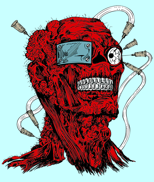 Zombie Injection Print