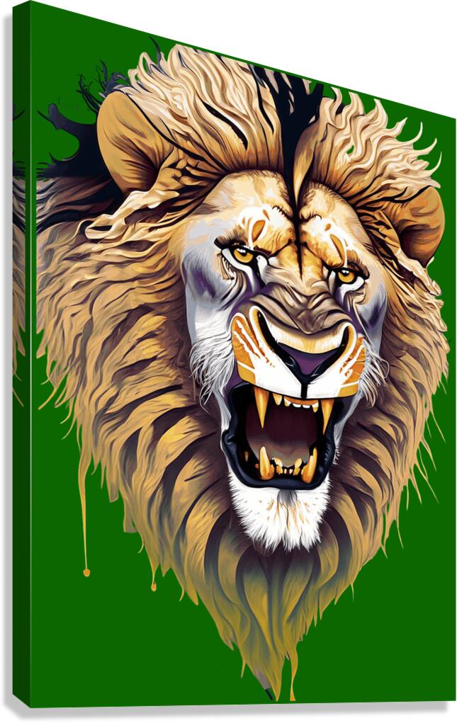 Lion head 13 Canvas Print
