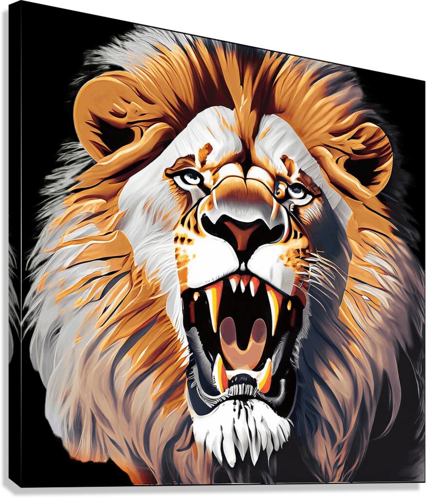 Lion head 7 Canvas Print