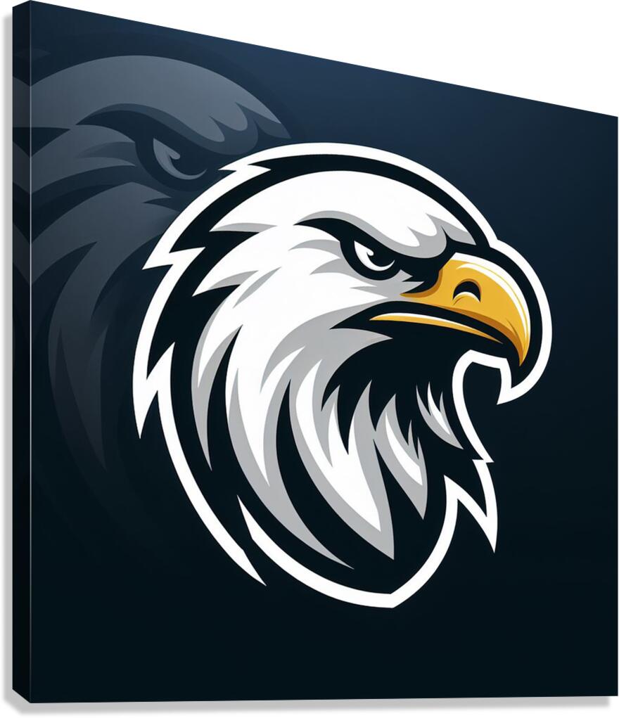 Head eagle 16 Canvas Print