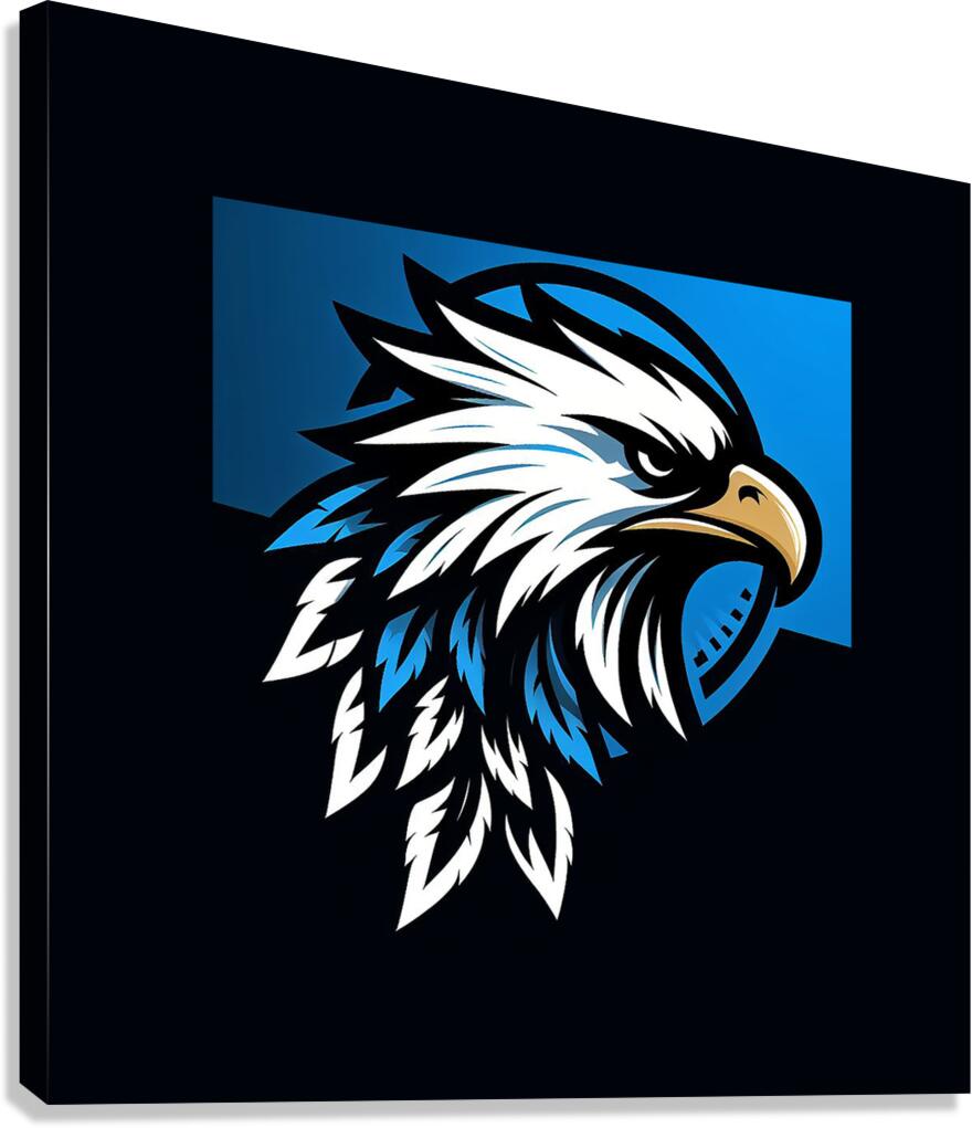 head eagle 7 Canvas Print