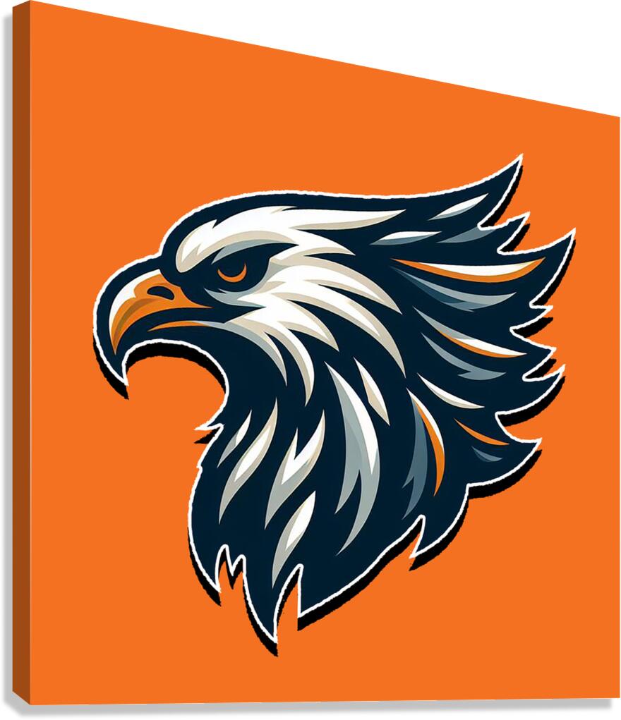 head eagle 6 Canvas Print