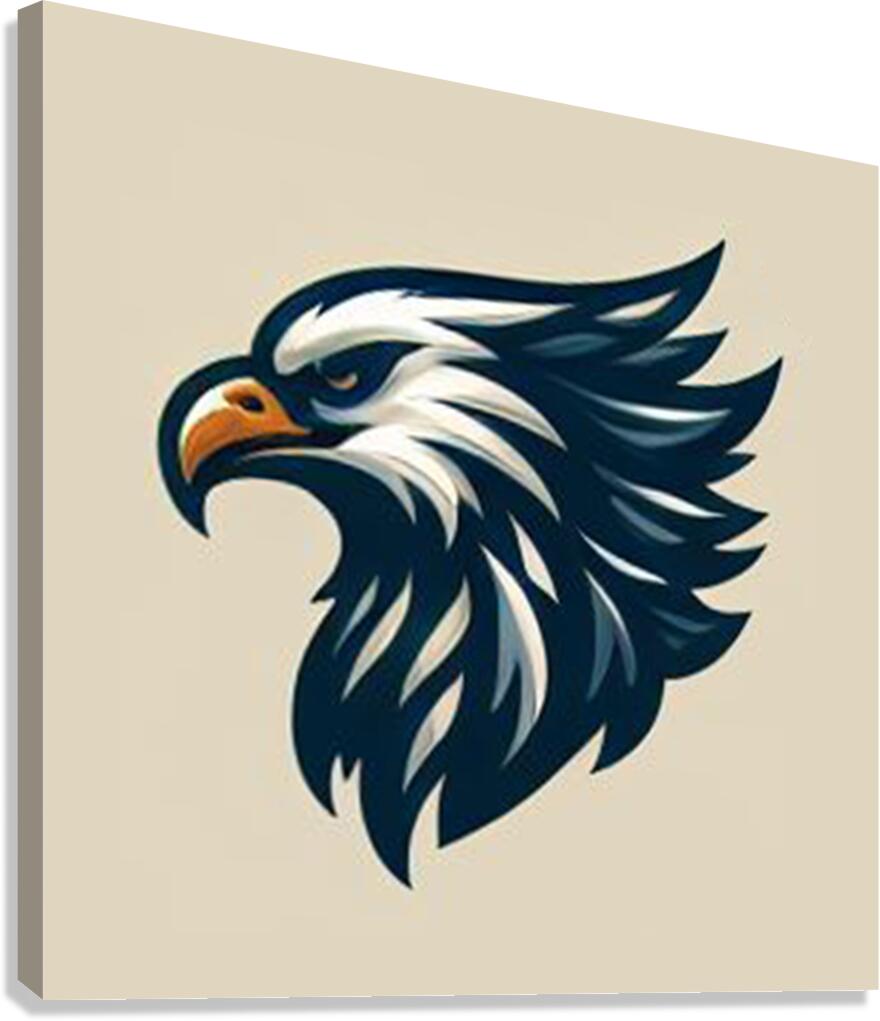 head eagle 18 Canvas Print