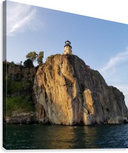 Mighty Split Rock Lighthouse Canvas Print