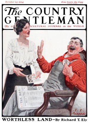Cover of Country Gentleman agricultural magazine from the early 20th century. .