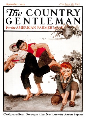 Cover of Country Gentleman agricultural magazine from the early 20th century. .