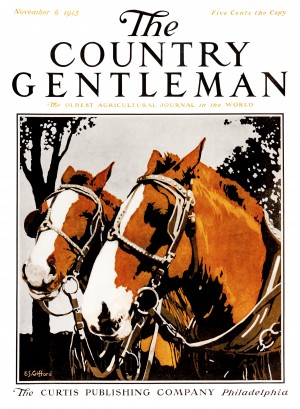 Cover of Country Gentleman agricultural magazine from the early 20th century. .