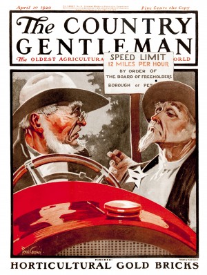 Cover of Country Gentleman agricultural magazine from the early 20th century. .