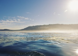 Californai Coast, View of Ocean From Boat