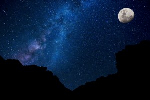 Stars in the Night Sky, Milky Way Galaxy