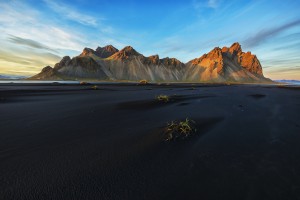 Vestrahorn, near the town of Hofn in southeastern Iceland; Iceland