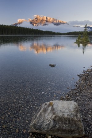 Mountain Lake, Banff National Park, Alberta, Canada