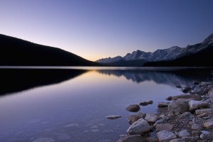 Sunrise On The Upper Lake Of Kananaskis; Alberta, Canada