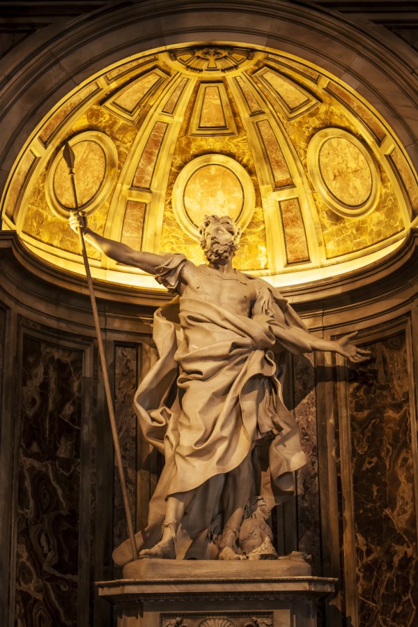Statue in St. Peter's Basilica; Rome, Italy Print