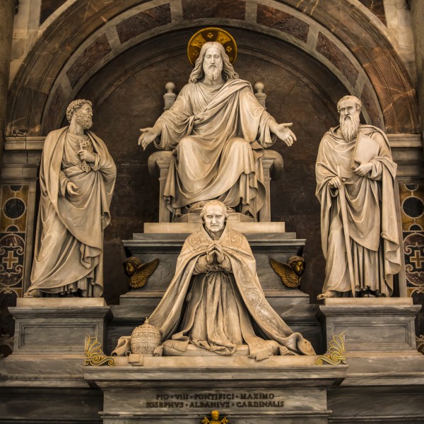 Monument to Pius VIII, Saint Peter's Basilica; Rome, Italy Print