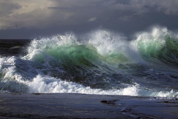Waves Crashing On Cape Kiwanda by PacificStock