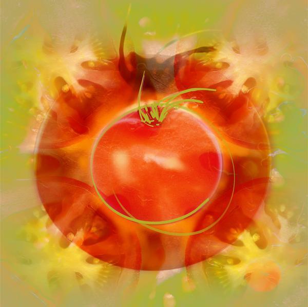 Illustration Of Tomato  Print