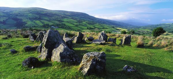 Ossian's Grave, Co Antrim, Ireland; Stone Age Site And Believed To Be The Gravesite Of Oisín (Ossian) The Warrior Poet Of Ireland by PacificStock