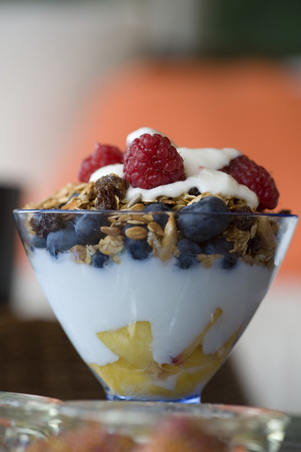 Fruit And Granola In Yogurt by PacificStock