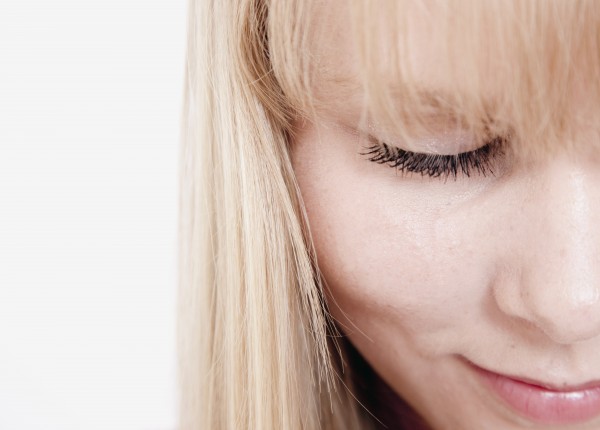 Closeup Of A Woman's Face by PacificStock