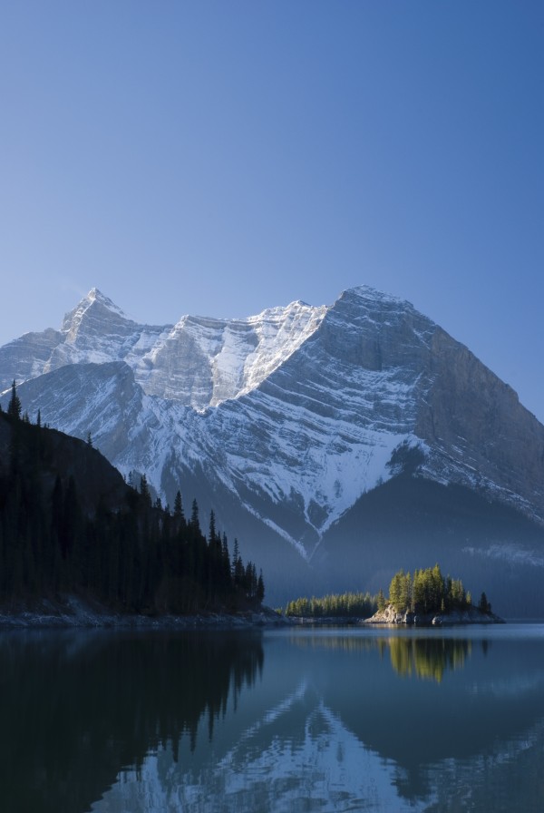 The Upper Lake At Sunrise; Kananaskis, Alberta, Canada by PacificStock