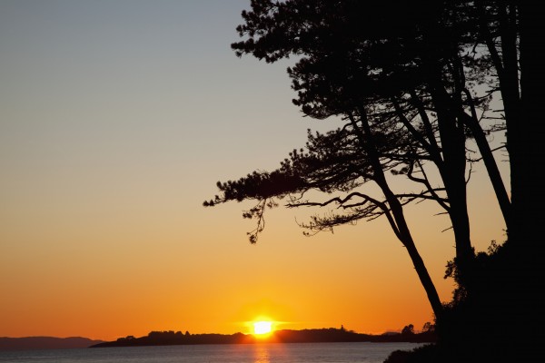 Sunset Over Kenmare Bay Near Blackwater; County Kerry Ireland by PacificStock