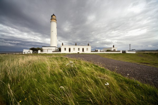 Barns Ness Lighthouse; Lothian, Scotland by PacificStock