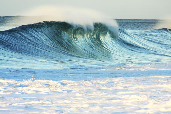 Hawaii, Oahu, Beautiful Wave Breaking. by PacificStock