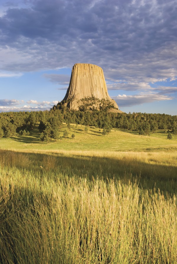 Sunset On Devils Tower; Wyoming, United States of America by PacificStock