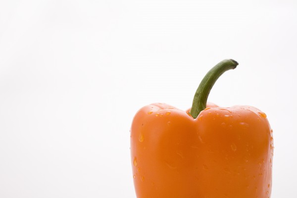 Side View Orange Pepper Print