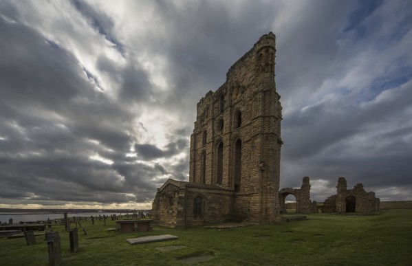 Tynemouth priory;Tynemouth tyne and wear england by PacificStock