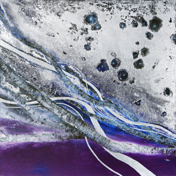 Painting with strands intertwined by PacificStock