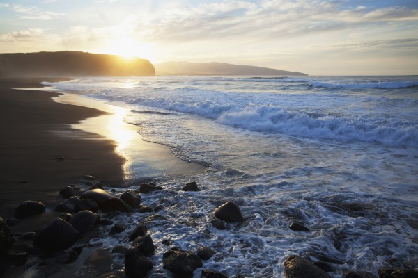 Coastline of an island in Portugal, Santa Barbara Island; Sao Miguel Island, Acores, Portugal by PacificStock