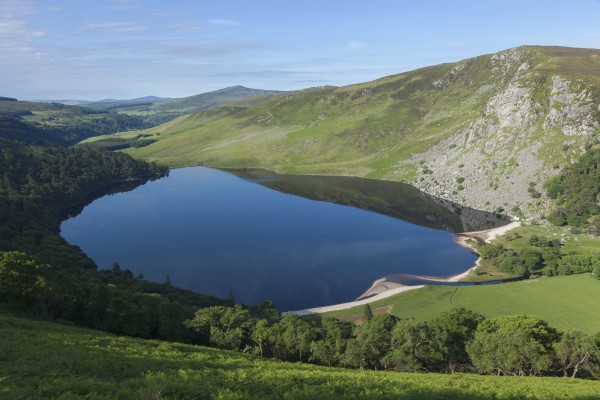 Lough Tay and Wicklow Mountains; Ireland by PacificStock