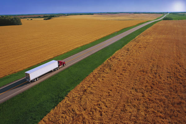 Semi-Trailer Truck by PacificStock