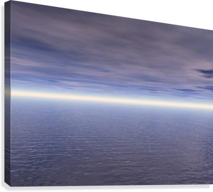 Ocean And Clouds Canvas Print
